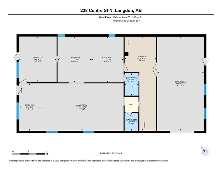 More Photos Of 228 Centre St NE, Langdon Flex For Sale