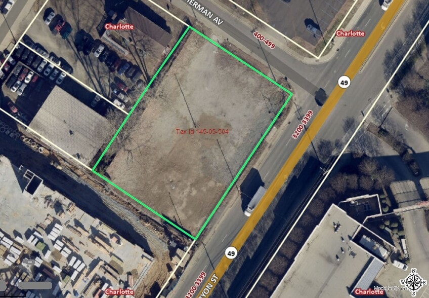 Primary Photo Of 3206 S Tryon St, Charlotte Land For Sale