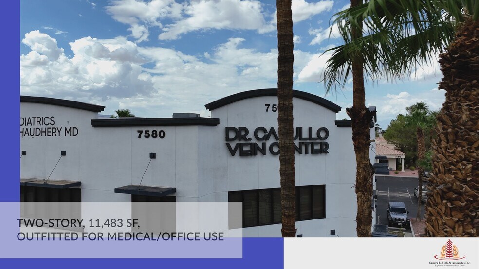 Primary Photo Of 7580 W Sahara Ave, Las Vegas Medical For Sale