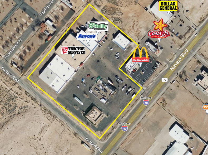 More Photos Of 1501-1531 Navajo Blvd, Holbrook Storefront For Lease