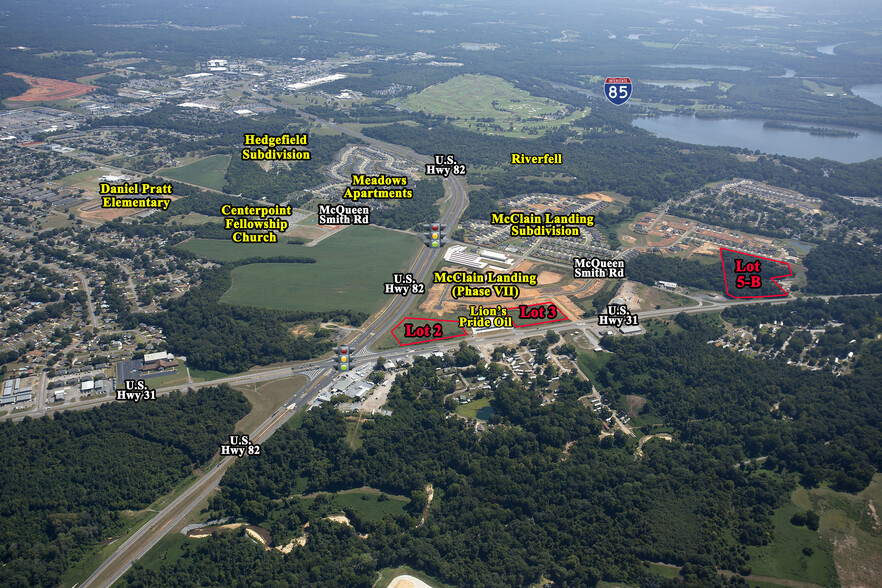 Primary Photo Of McQueen Smith & Hwy 82 & 31, Prattville Land For Sale