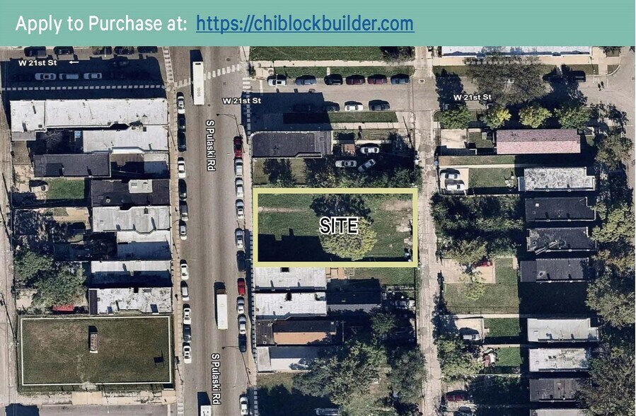 Primary Photo Of 2107 - 2111 S. Pulaski Road, Chicago Land For Sale