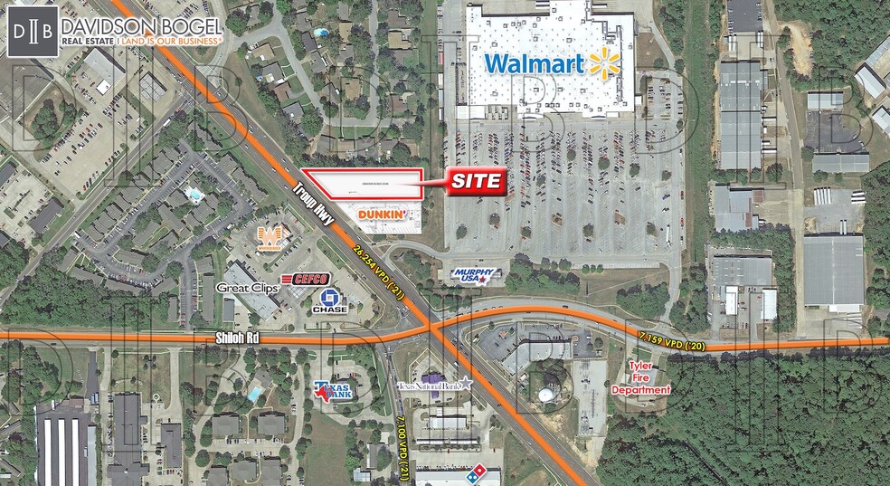 Primary Photo Of Troup Highway & Shiloh Road, Tyler Land For Lease