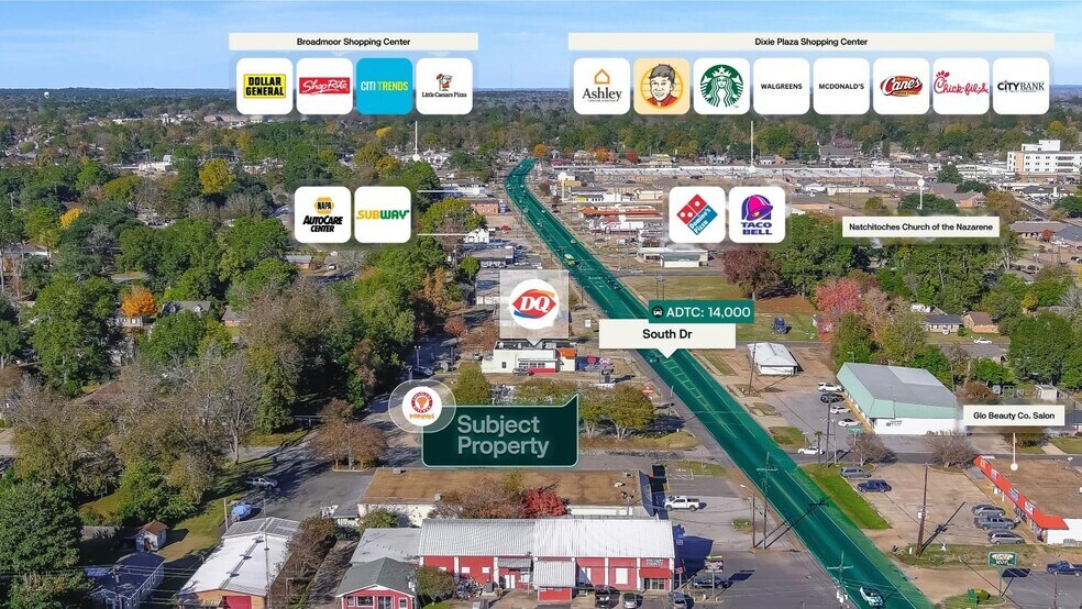 More Photos Of 218 South Dr, Natchitoches Fast Food For Sale