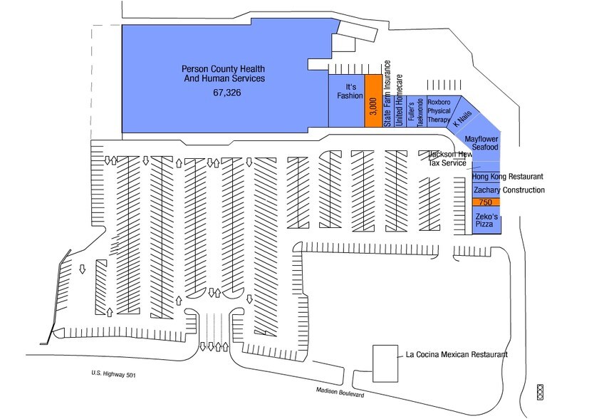 More Photos Of 231-355 S Madison Blvd, Roxboro Unknown For Lease