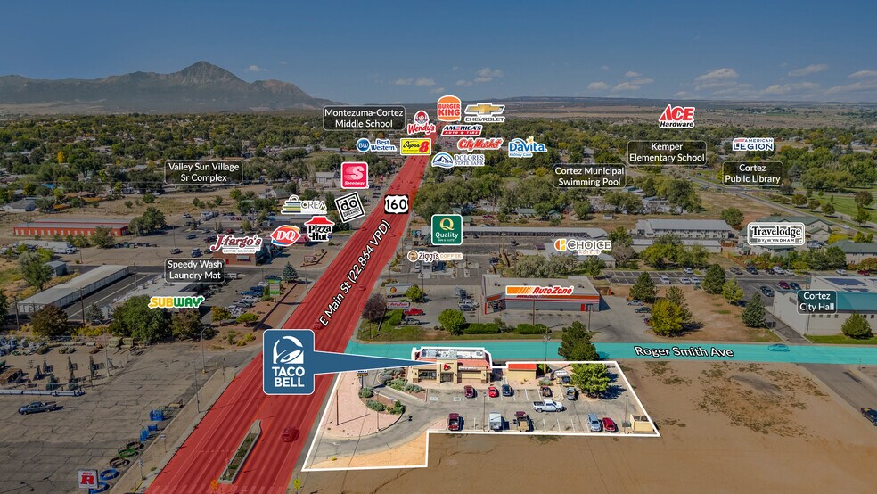 More Photos Of 1300 E Main St, Cortez Fast Food For Sale