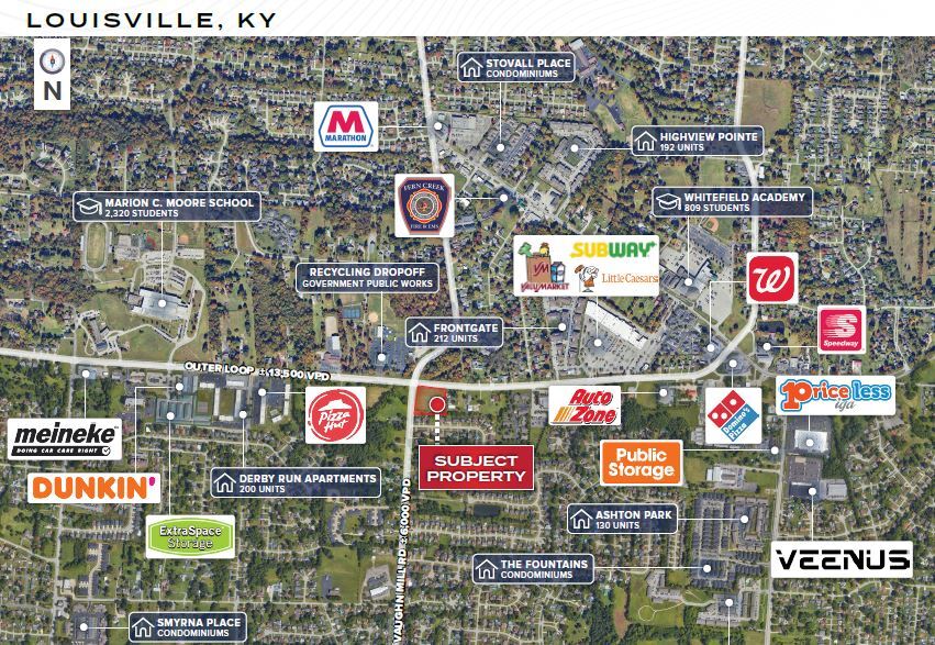 More Photos Of 7601 Vaughn Mill Rd, Louisville Convenience Store For Sale