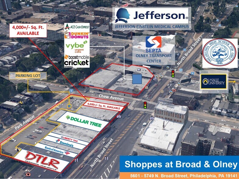 More Photos Of 5705 N Broad St, Philadelphia Storefront For Lease