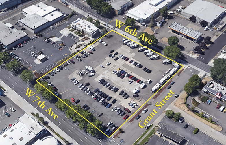 Primary Photo Of W 6th Ave & W 7th Ave at Grant Street, Eugene Land For Lease