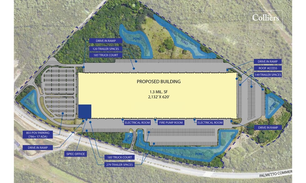 More Photos Of 8000 Palmetto Commerce Pky, Ladson Distribution For Lease