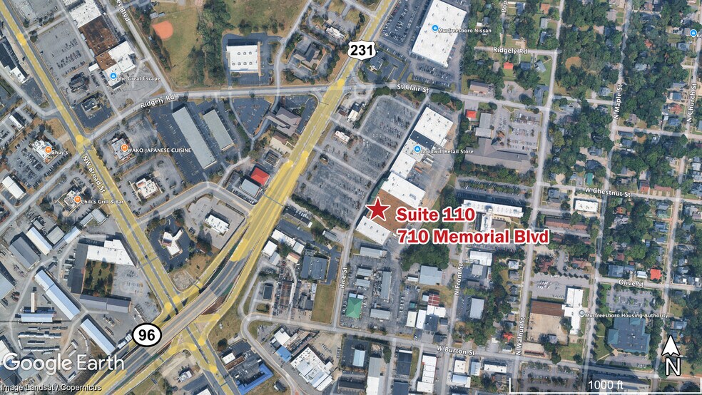 More Photos Of 710 Memorial Blvd, Murfreesboro Health Club For Lease