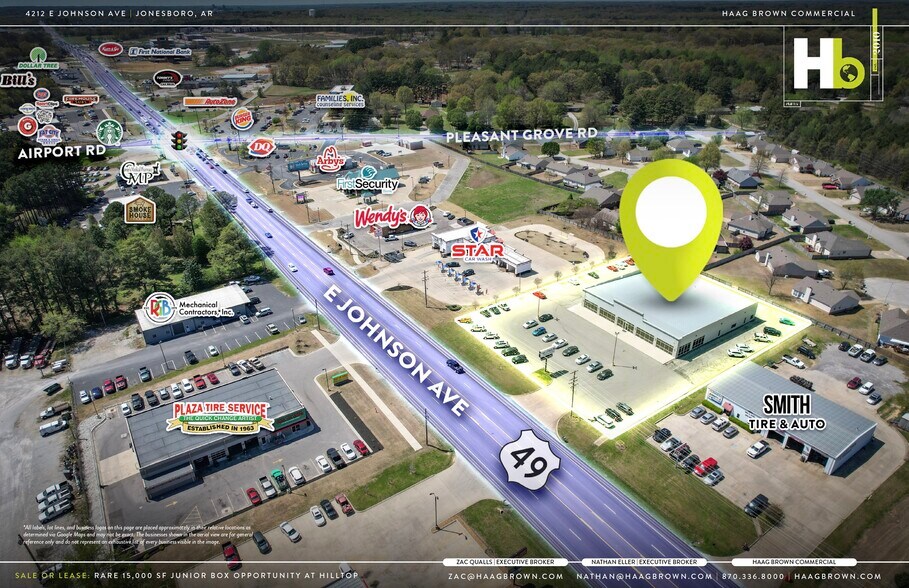 More Photos Of 4212 E Johnson Ave, Jonesboro Freestanding For Lease