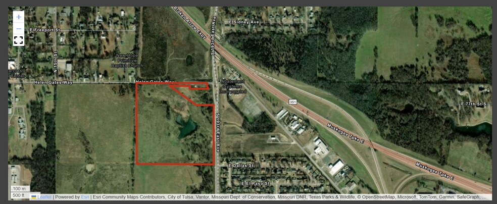 Primary Photo Of 23 and College @ College, Broken Arrow Land For Sale