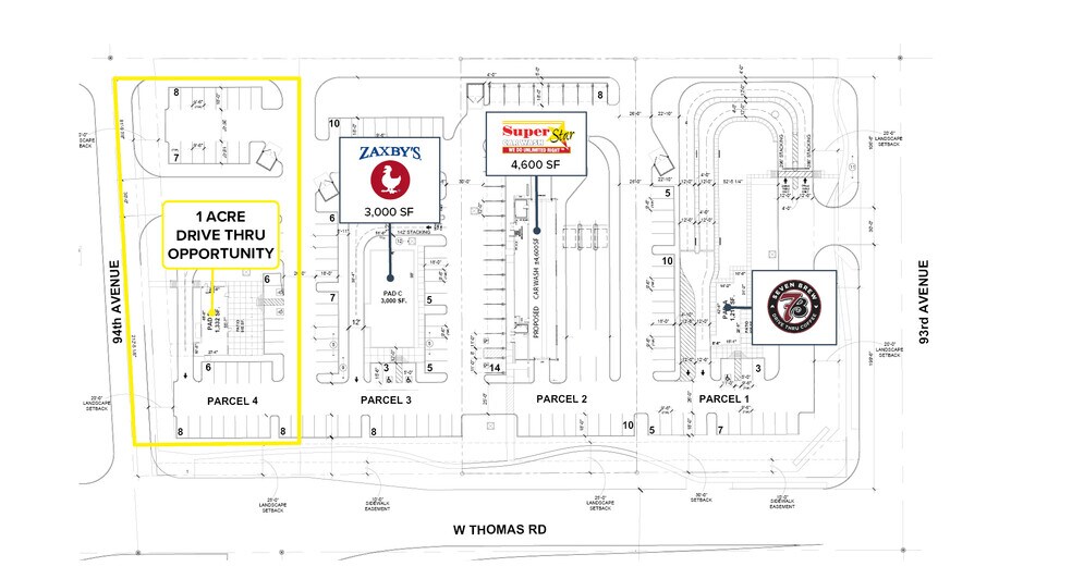 More Photos Of 9304 W Thomas Rd, Phoenix Land For Lease