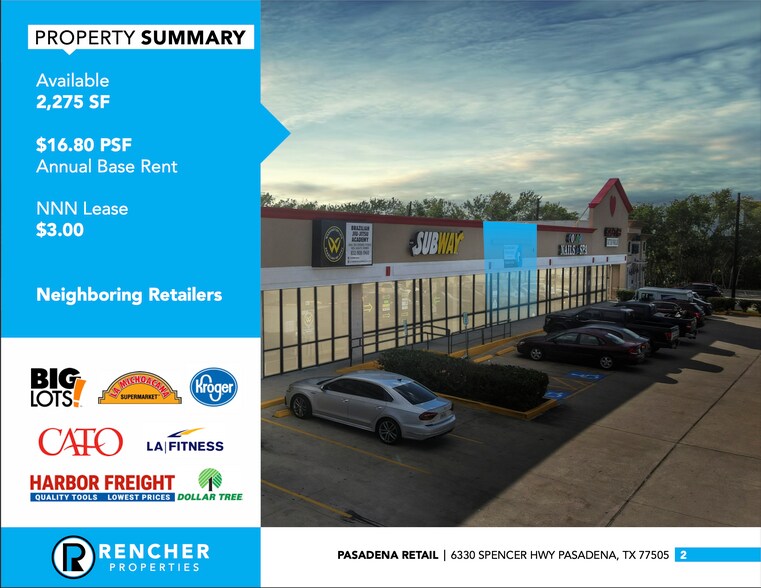 More Photos Of 6330 Spencer Hwy, Pasadena Unknown For Lease