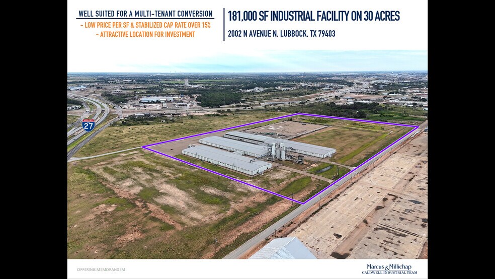 Primary Photo Of 2002 N Avenue N, Lubbock Manufacturing For Sale