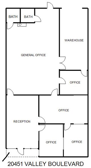 More Photos Of 20451-20459 E Valley Blvd, Walnut Warehouse For Lease
