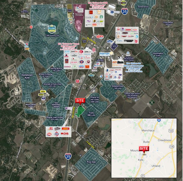 More Photos Of IH-35 & Center St, Kyle Land For Sale
