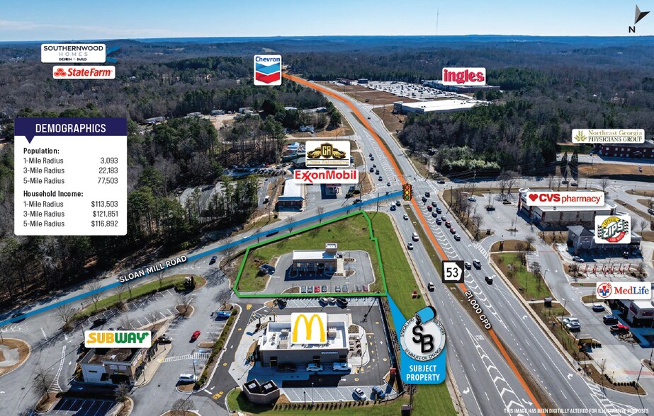 More Photos Of 4049 Winder Hwy, Flowery Branch Service Station For Sale