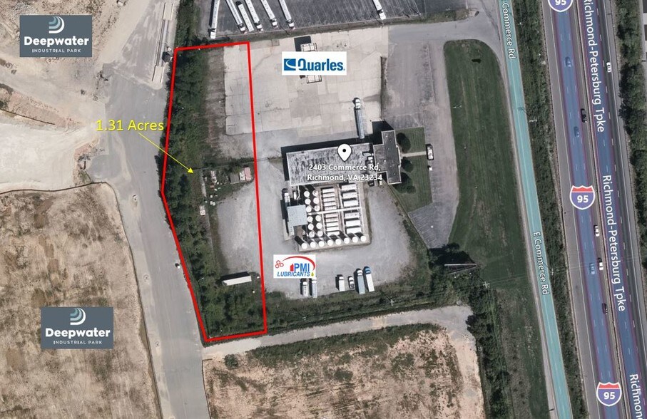 Primary Photo Of 2403 Commerce Rd, Richmond Land For Lease