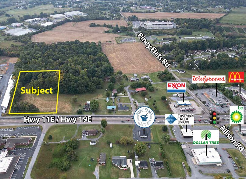 Primary Photo Of 5877 Highway 11 E, Piney Flats Land For Sale