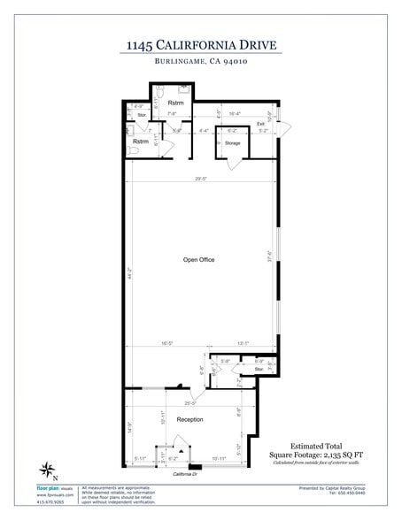 More Photos Of 1145 California Dr, Burlingame Storefront For Lease