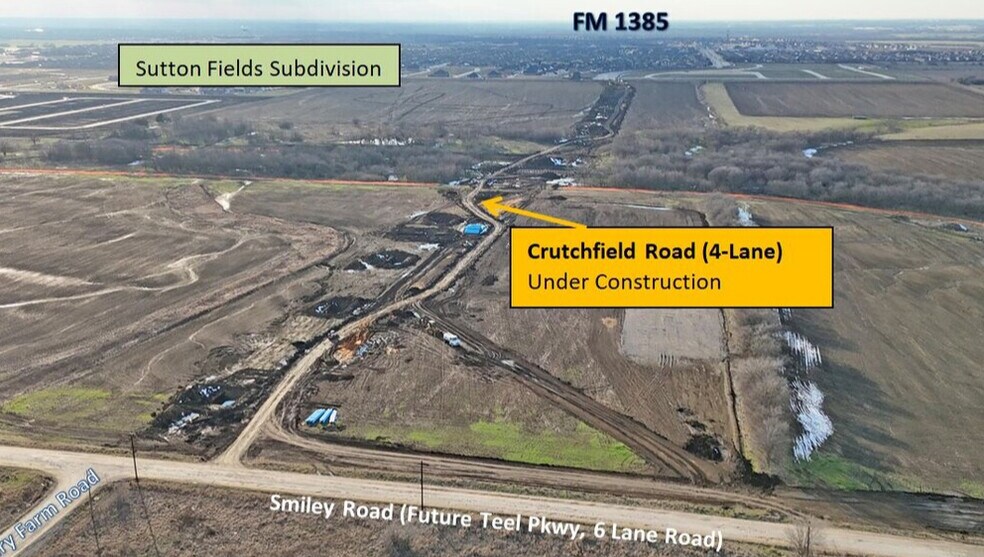 More Photos Of 6131 Crutchfield Rd, Aubrey Land For Sale