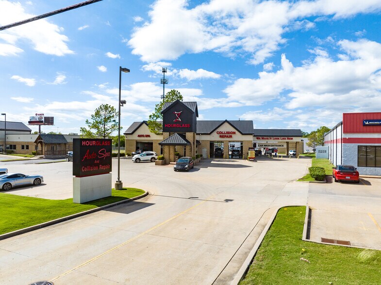 Primary Photo Of 9330 S Memorial Dr, Tulsa Carwash For Sale