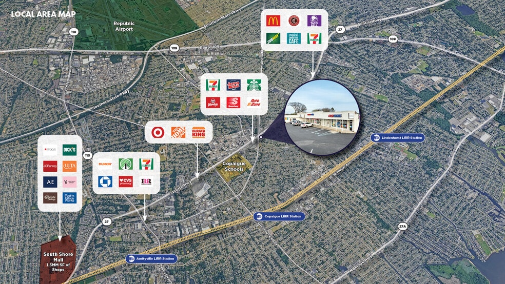 More Photos Of 180-196 W Sunrise Hwy, Lindenhurst Storefront For Sale