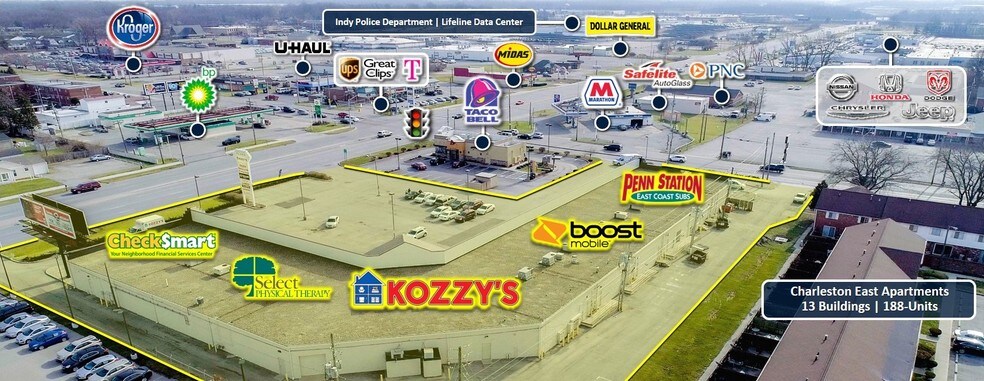 More Photos Of 1004-1048 N Shadeland Ave, Indianapolis Unknown For Lease