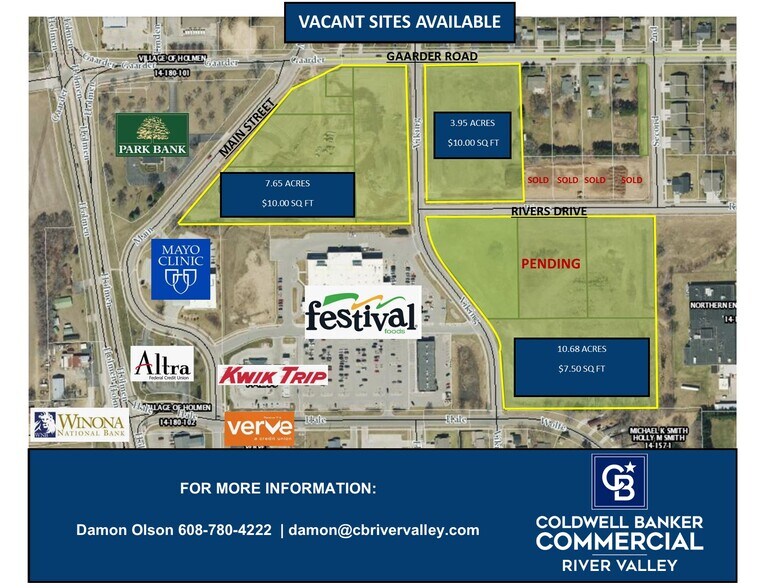 Primary Photo Of 0 South Main, Holmen Land For Sale