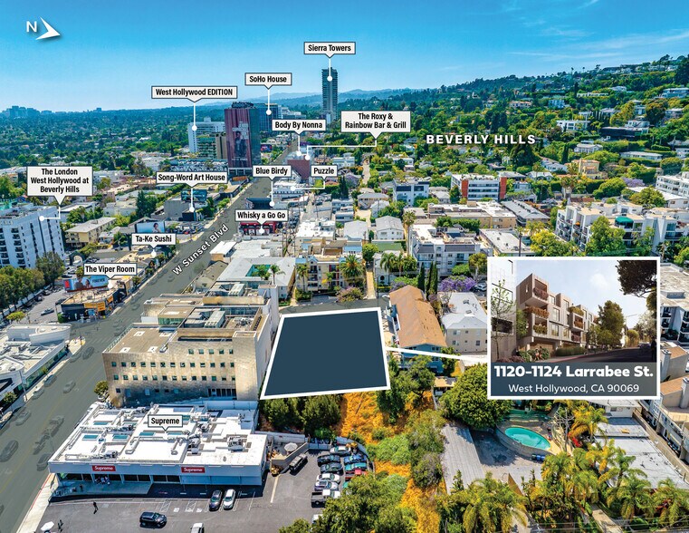 More Photos Of 1124 Larrabee St, West Hollywood Land For Sale