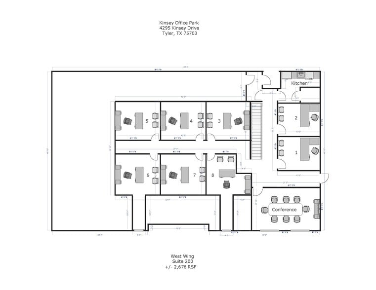 More Photos Of 4295 Kinsey Dr, Tyler Medical For Lease