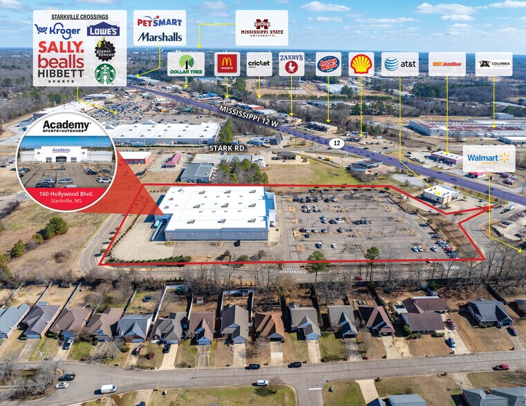 More Photos Of 160 Hollywood Blvd, Starkville Freestanding For Sale