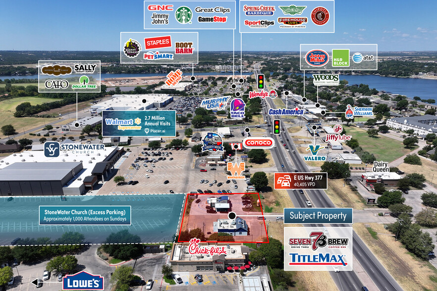 More Photos Of 1001 E Highway 377, Granbury Fast Food For Sale