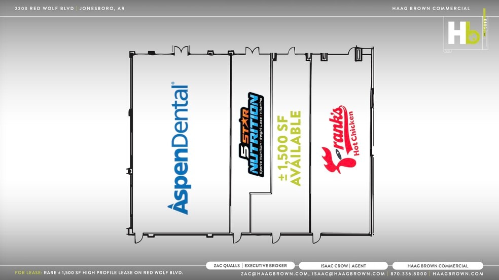 More Photos Of 2203 Red Wolf Blvd, Jonesboro Restaurant For Lease