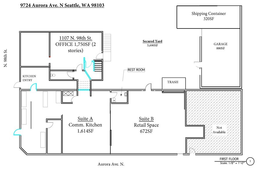 More Photos Of 9724 Aurora Ave N, Seattle Restaurant For Lease