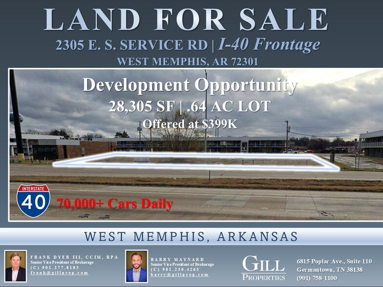 More Photos Of 2305 E Service Rd, West Memphis Land For Sale