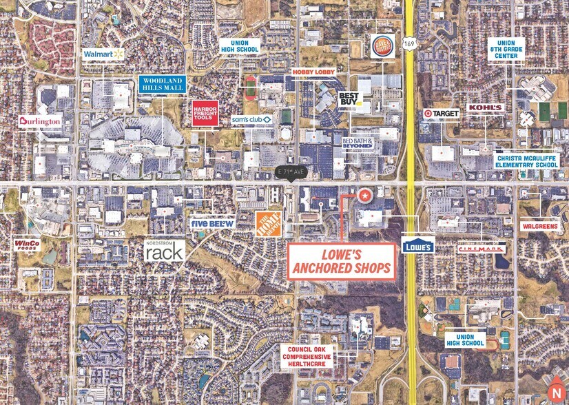 More Photos Of 10140 E 71st St, Tulsa Freestanding For Lease