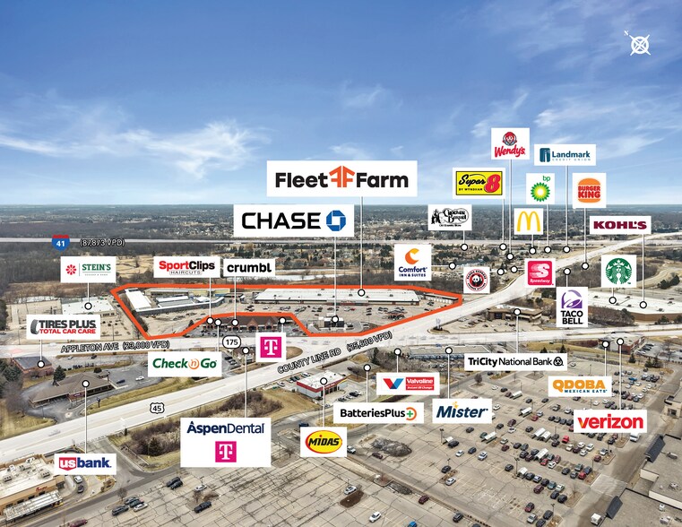 More Photos Of N96 W18200 County Line Rd, Germantown Freestanding For Sale