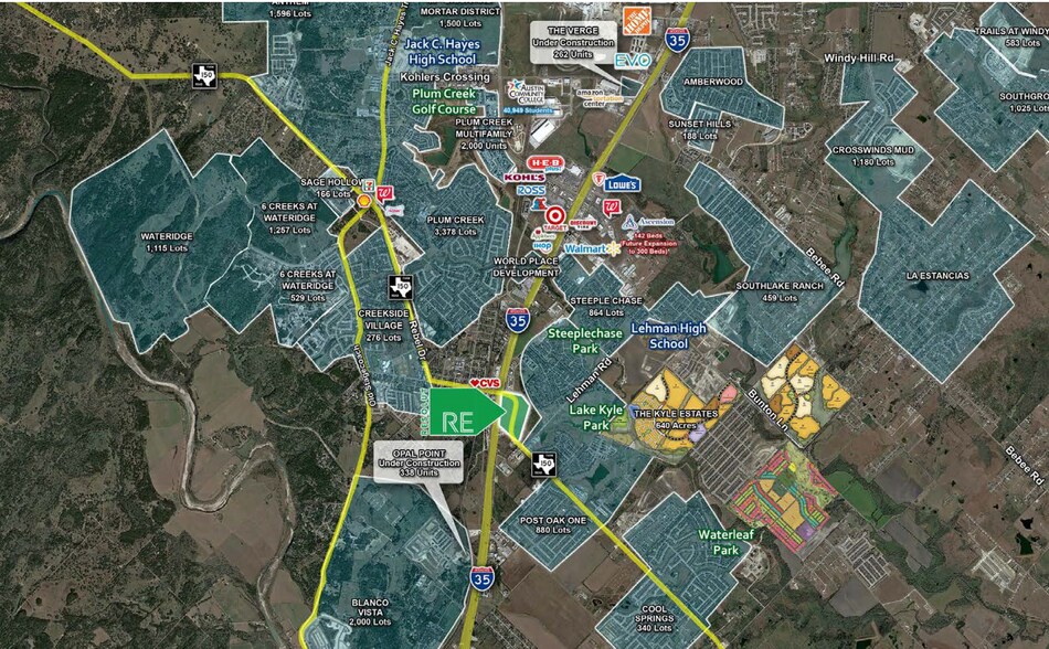 More Photos Of 22701 Interstate 35 f, Kyle Land For Sale