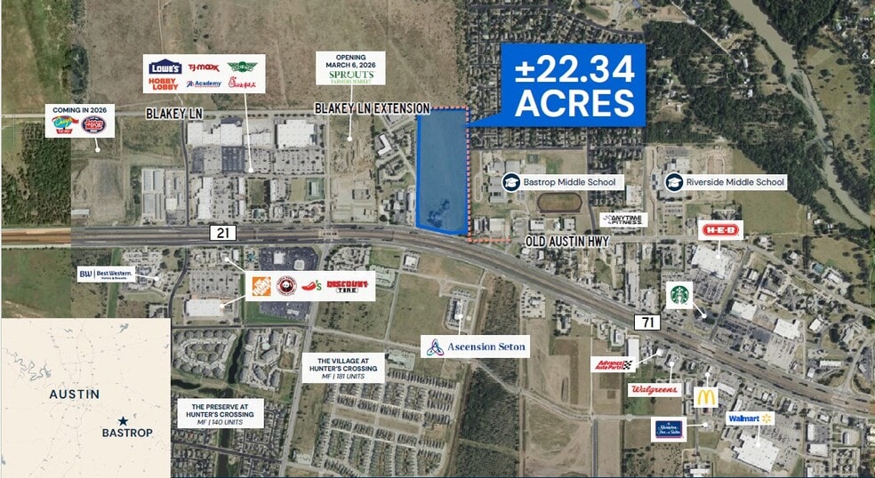 Primary Photo Of 615 W Sh 71, Bastrop Land For Sale