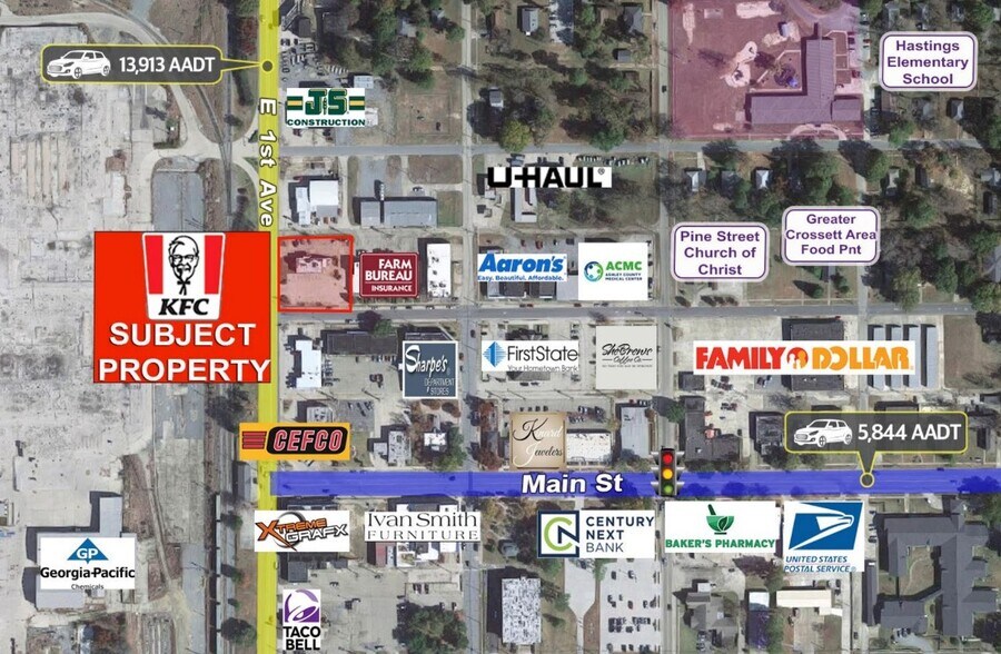 More Photos Of 201 E 1st Ave, Crossett Fast Food For Sale