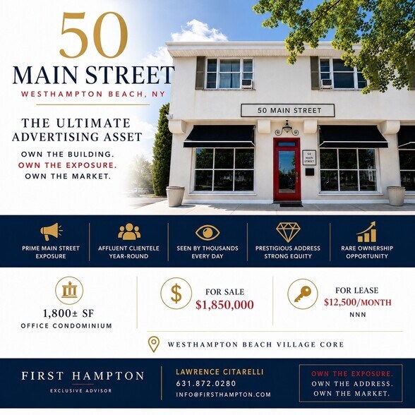 Primary Photo Of 50 Main St, Westhampton Beach Storefront Retail Office For Sale