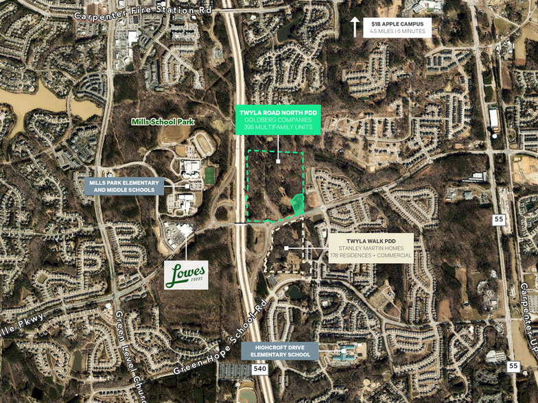 Primary Photo Of 6050 Morrisville Parkway, Cary Land For Sale