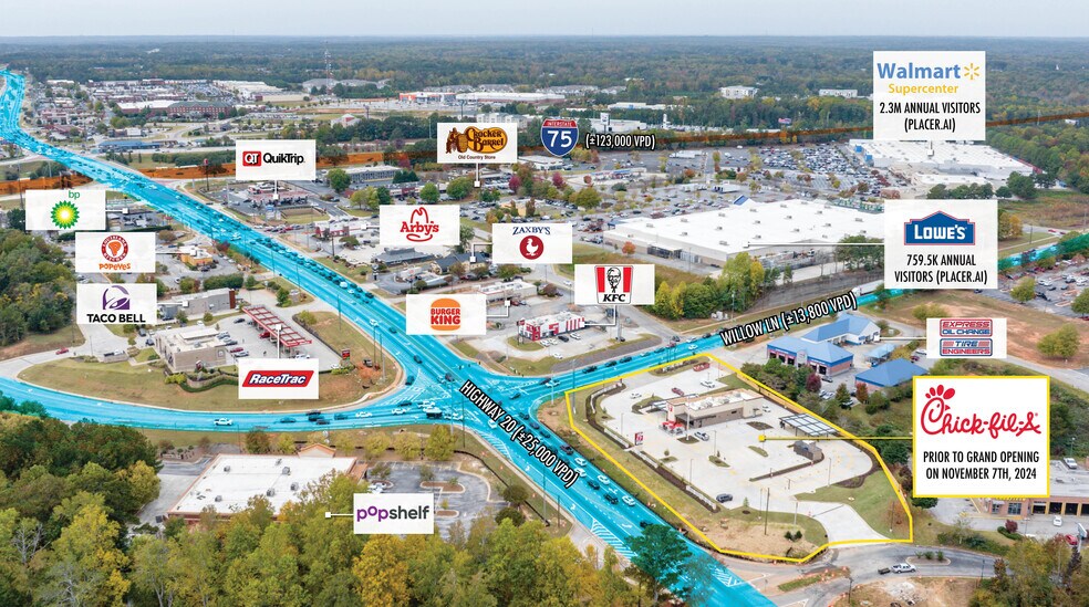 More Photos Of 50 Willow Ln, McDonough Fast Food For Sale