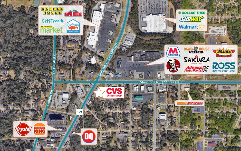 More Photos Of 1271 Gray Hwy, Macon-Bibb Drugstore For Sale