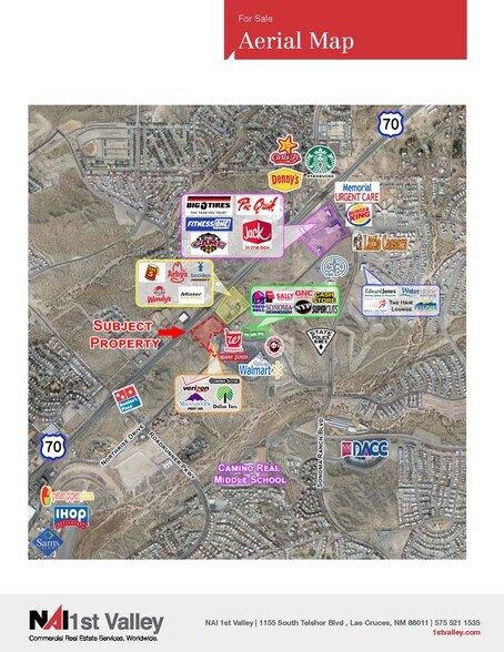 More Photos Of NW Corner Rinconada & Northrise, Las Cruces Land For Lease