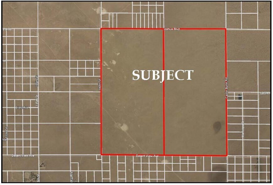 Primary Photo Of Joshua @ 140th Street, North Edwards Land For Sale