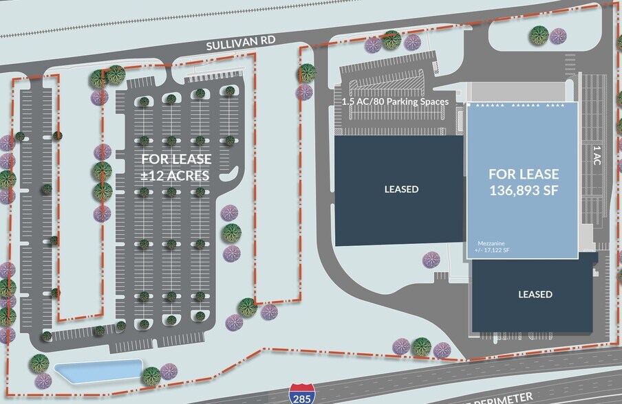 More Photos Of 2856 Sullivan Rd, College Park Land For Lease